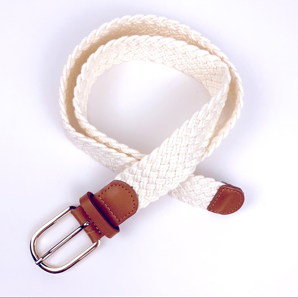 Banana Republic braided cotton cord belt, size S/M
